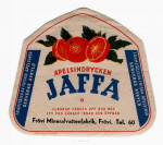Frövi Bryggeri, Mineralvattenfabriken Apelsindryck Jaffa