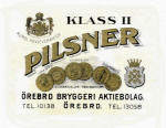 Örebro Bryggeri Pilsner Klass II