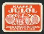 Örebro Bryggeri AB,  JulÖl Klass II