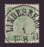 Lindesbergs Frimärke 1/8 1871