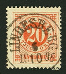 Lindesberg Frimärke 6/10 1885