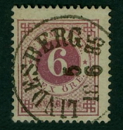 Lindesberg Frimärke 5/6 1885