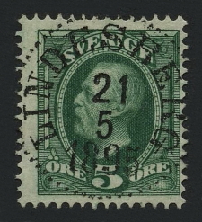 Lindesberg Frimärke 21/5 1895