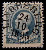 Lindesberg Frimärke 24/10 1895