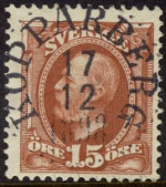 Kopparbergs Frimärke 17/12 1898