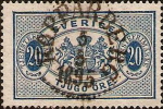 Kopparberg Frimärke 5/5 1895