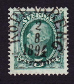 Kopparberg Frimärke 2/8 1894