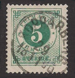 Kopparberg Frimärke 29/11 1886