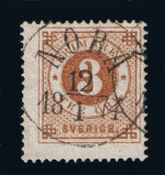 Nora Frimärke 12/1 1874