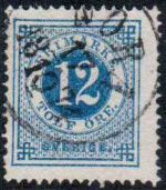 Nora frimärke 17/10 1874