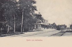 Kumla nya stationshus 1902