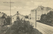 Motiv från Hallsberg  1916