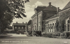 Hallsberg Järnvägsstationen och Hotellet 1933