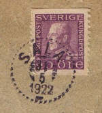 Sala Frimärke 31/05 1922