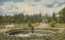 Sala Stadsparken med Musikpaviljongen  1942