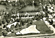 Flygfoto över Sala  1959