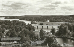 Fagersta, Utsikt med sjön Aspen 1961