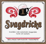 Fagersta, Melings Bryggeri, Svagdricka