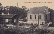 Fagersta Bruks Kraftstation vid Sembla 1912