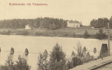 Fagersta, Kolbäcksån vid Västanfors 1912