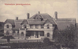 Västanfors Järnvägsstation 1910
