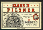 Norberg, Bergslagens Bryggeri Aktiebolag, Pilsner Klass II
