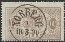 Norberg Frimärke 1/3 1890