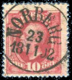 Norberg Frimärke 23/11 1892