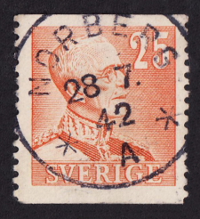 Norberg Frimärke 28/7 1942