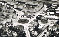 Flygfoto av Sveaplan, Eskilstuna