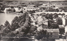 Eskilstuna, Strandgatan från Klosters Kyrka 1945