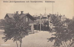 Eskilstuna, Södra Järnvägsstationen och Smedjevreten