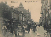Eskilstuna, Torget kl 6 f.M. 1907