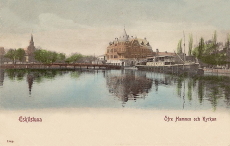 Eskilstuna, Öfre Hamnen och Kyrkan 1903