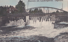 Degerfors, Dammen och Landsvägsbron