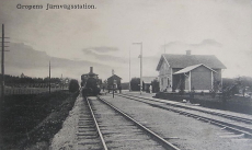Degerfors, Gropens Järnvägsstation 1912