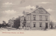 Degerfors, Strömstorps Station och Hotell 1902