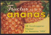 Filipstad, AB Sveabryggerier, Fructus Ananas
