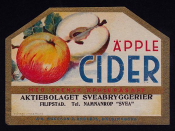 Filipstad, AB Sveabryggerier, Äpple Cider