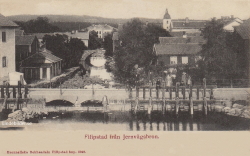 Filipstad, Från Jernvägsbron 1902
