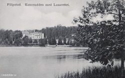 Filipstad. Kanonudden med Lasarettet 1913