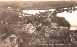 Lindesberg Från Kyrktornet. Söder 1923