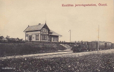 Kastlösa Jernvägsstation 1912