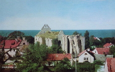 Gotland, Visby, St Nicolai Ruin 1953
