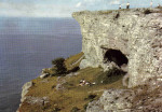 Gotland, Högklint med Grotta