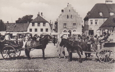 Gotland, Visby, Gatlandsruss på Stora Torget 1932