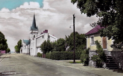 Öland, Borgholm Norra Långgatan, Sjöberska Gården  1955