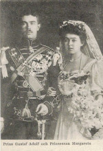 Kung Gustaf VI Adolf med frun Margaret