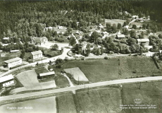 Hällefors, Flygfoto över Hjulsjö 1963