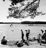 Hällefors, Hjulsjö, Sommarkollo Stora Hästnäs 1956
